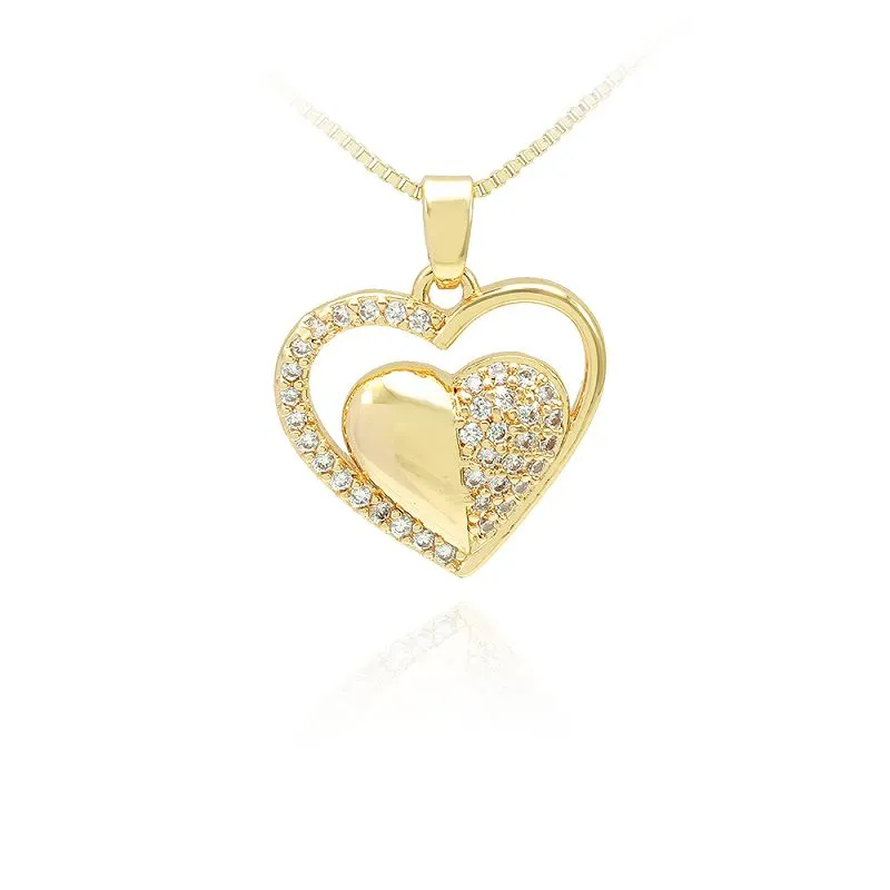 Doub Sweety Heart Pendant