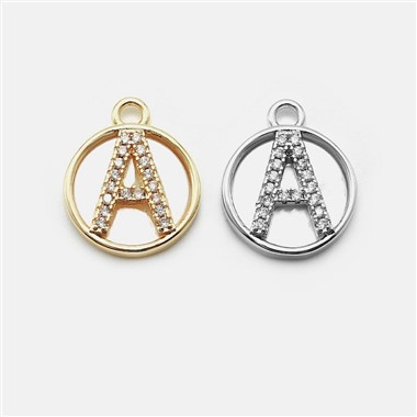 26 Alfabèt Inisyal Pendant